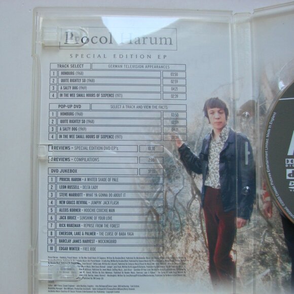 Procol Harum Special Edition EP DVD TV Appearances DVD Jukebox Tested - Picture 4 of 5
